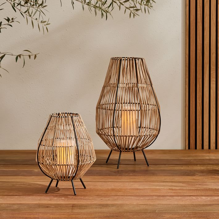 Woven Coastal Lanterns West Elm