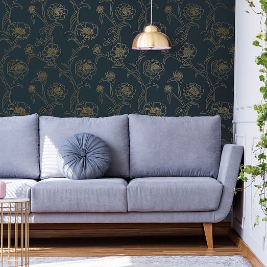 Peonies Wallpaper | West Elm