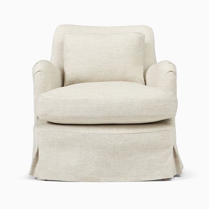 Sophie Skirted Slipcover Chair West Elm