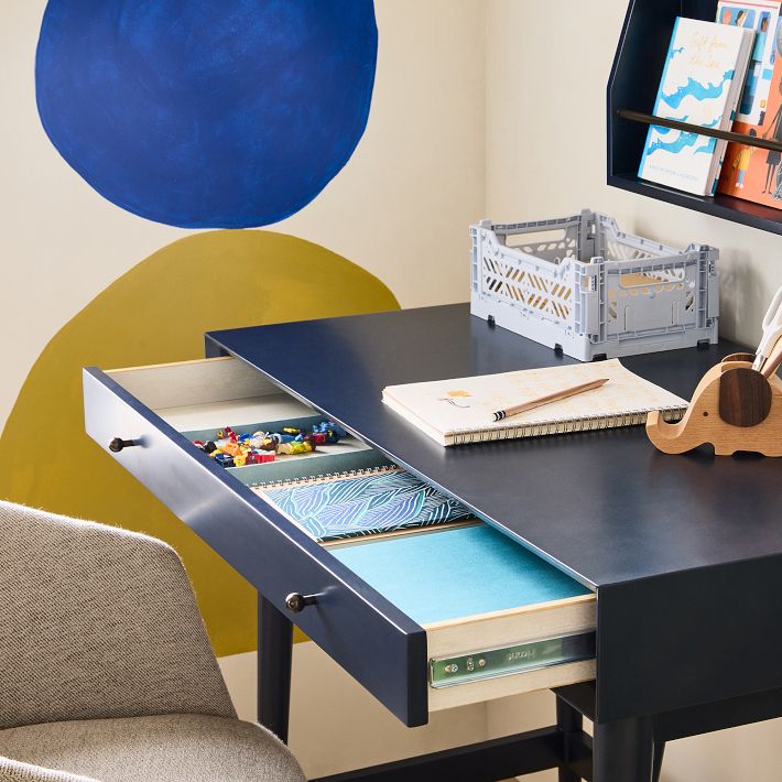 Mini Desk Set Mid-Century Painted Mini Desk (36) West Elm