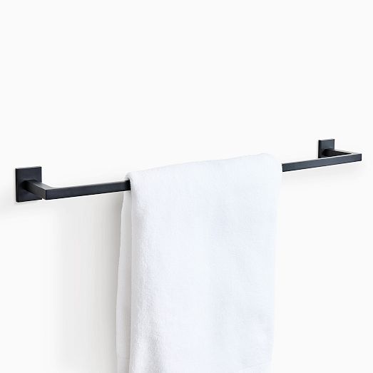 Abbington Bathroom Hardware - Matte Black | West Elm