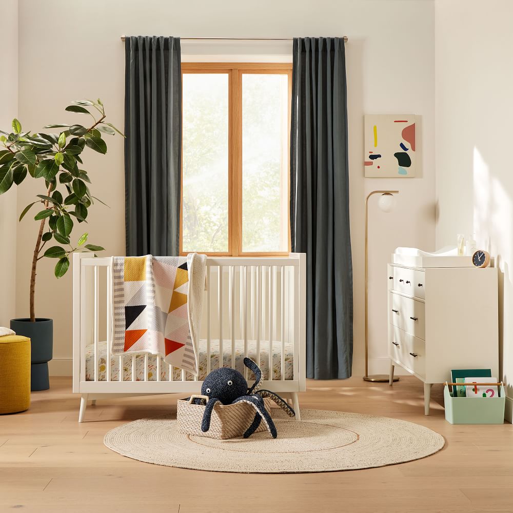 Aquatic Crib Fitted Sheet West Elm