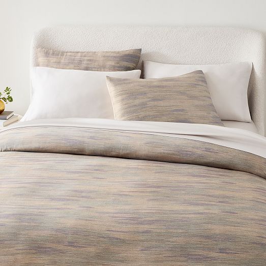 Silky TENCEL™ Striated Duvet Cover & Shams West Elm