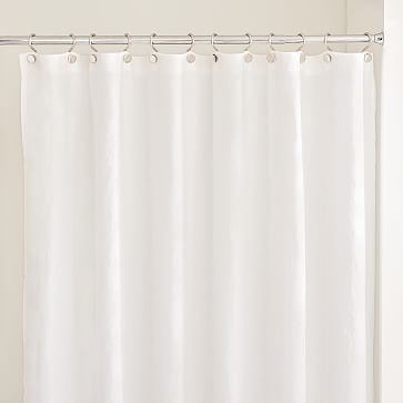 European Flax Linen Shower Curtain | West Elm