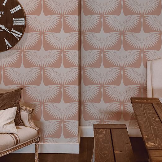 Feather Flock Wallpaper West Elm