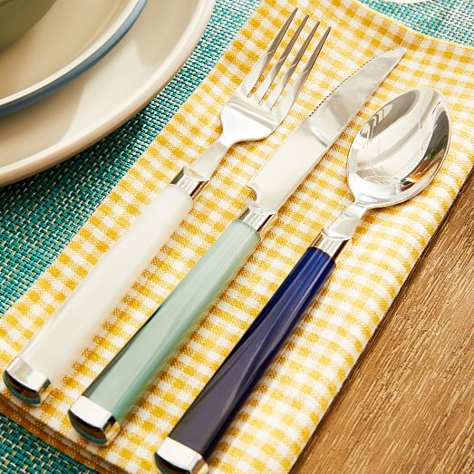 Flatware Caddy & Flatware (Set of 16) West Elm