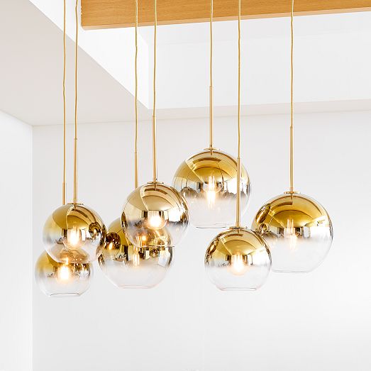 Sculptural 7-Light Globe Chandelier | West Elm