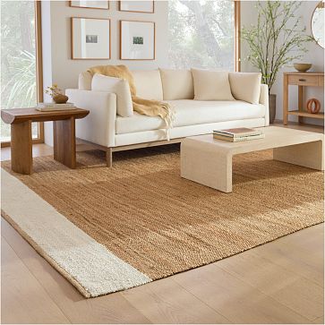Bordered Jute Rug | West Elm
