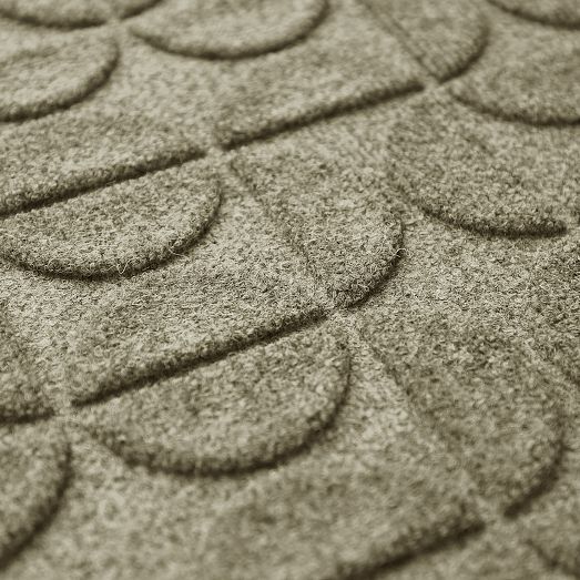 WaterHog Borderless Hourglass Recycled Doormat West Elm