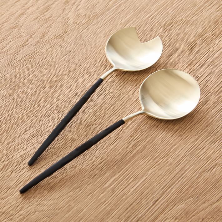 Gaze Satin Serving Utensils (Set of 2) West Elm