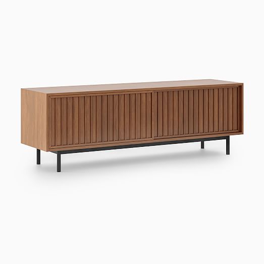 Slatted Media Console (67") West Elm