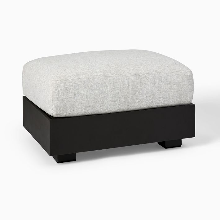 Telluride Aluminum Outdoor Ottoman West Elm