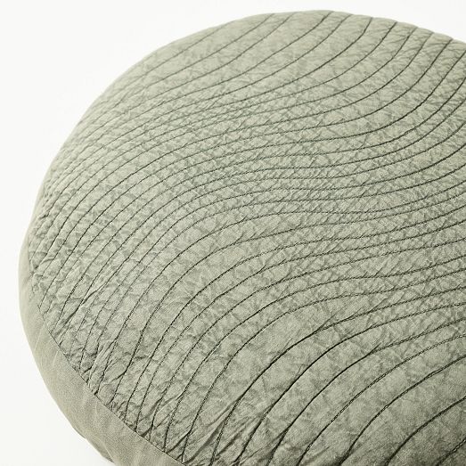 Wavy Quilted Pillow Cover West Elm