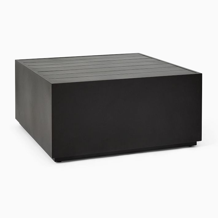 Volume Aluminum Outdoor Square Coffee Table (36") West Elm