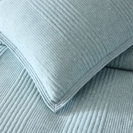Cotton Cloud Jersey Duvet Cover & Shams West Elm