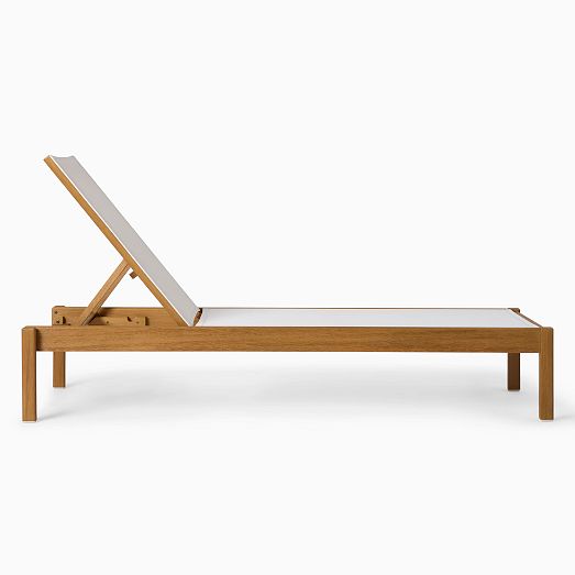 Playa Outdoor Textilene Stacking Chaise Lounger (Set of 2) | West Elm