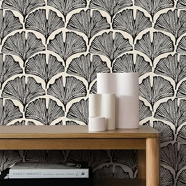 Grey Metallic Love Triangles Peel and Stick Wallpaper