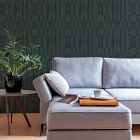 Grasscloth Geo Wallpaper | West Elm