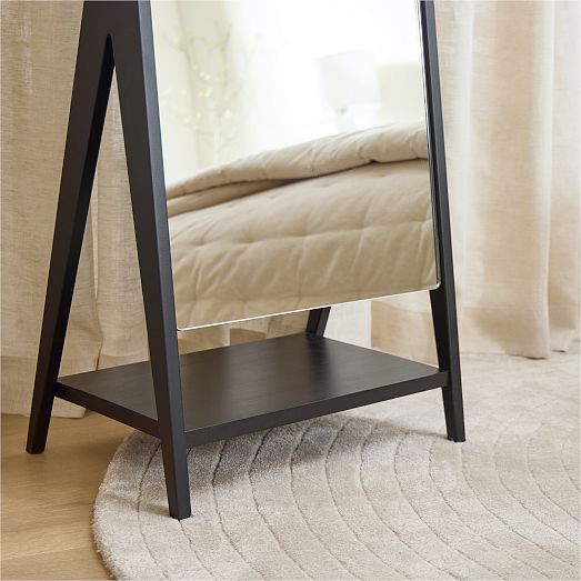 Wood Free Standing Floor Mirror 23"W x 65.4"H West Elm