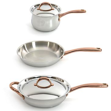 BergHOFF Ouro Gold 11-Piece 18/10 Stainless Steel Cookware Set