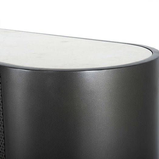 Modern Iron & Marble Media Console West Elm