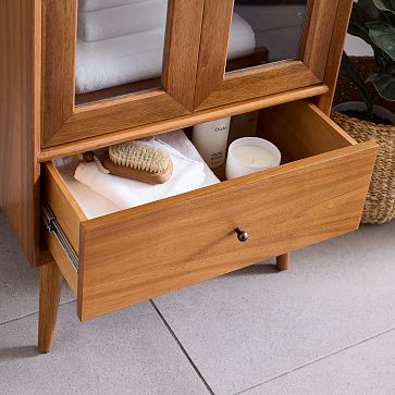 Mid-Century Bathroom Pharmacy Cabinet (60") | West Elm
