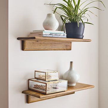 Anton Solid Wood Wall Shelves (24