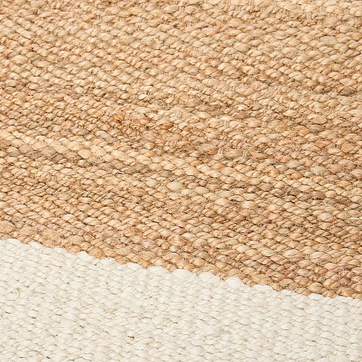 Bordered Jute Rug West Elm