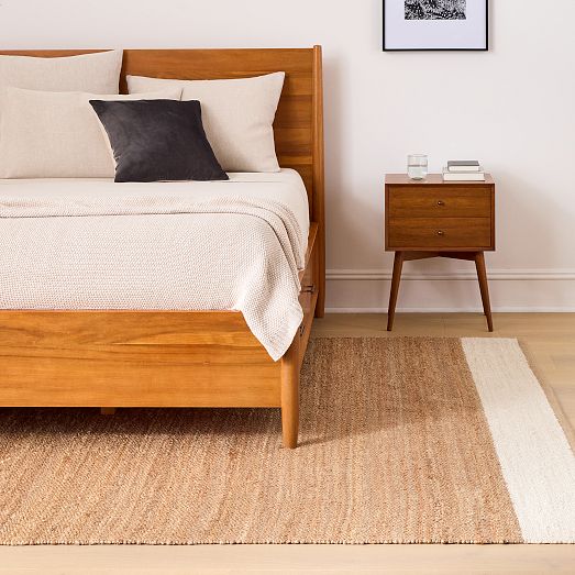 Bordered Jute Rug West Elm
