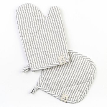 Milton & Goose Play Oven Mitt Set Tan