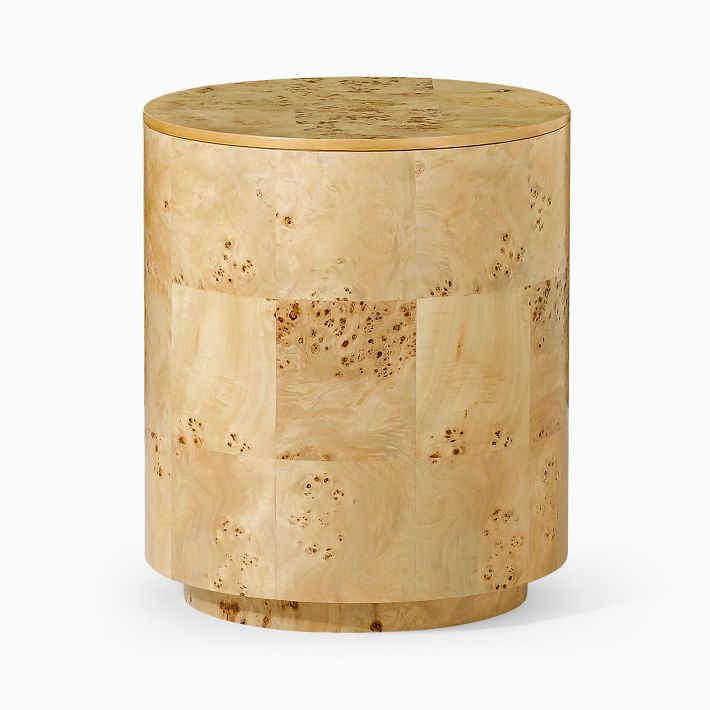 Volume Round Side Table (16.5") Burl West Elm