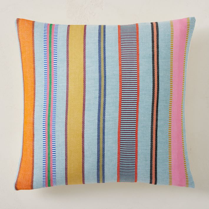 Pop Stripe Pillow Cover | West Elm