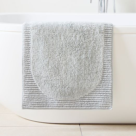 Plush Border Bath Mat | West Elm