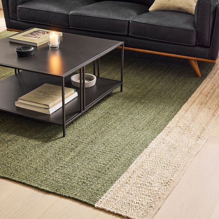 Bordered Jute Rug West Elm