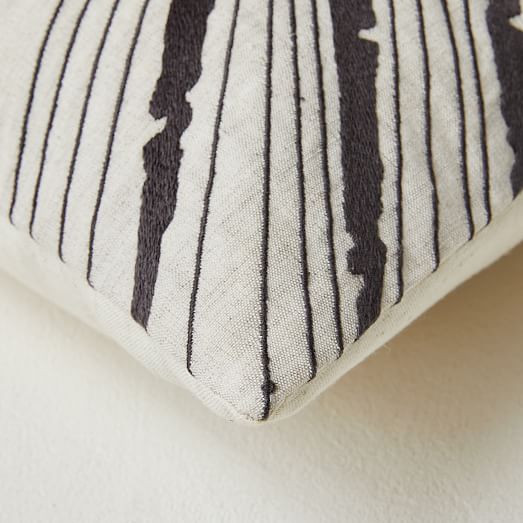 Embroidered Eye Pillow Cover West Elm