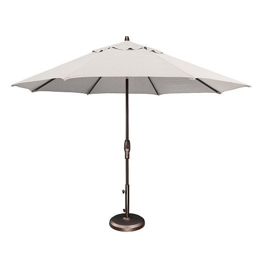 Round Outdoor Market Umbrella (11') West Elm