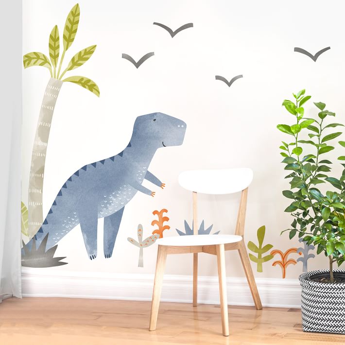 Mej Mej Theo The Dinosaur Peel & Stick Wall Decals West Elm