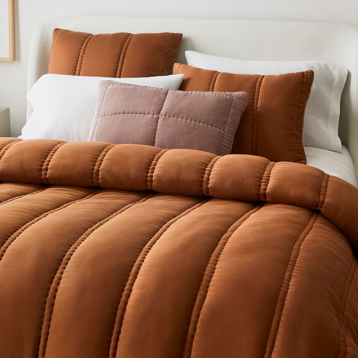 Silky TENCEL™ Plush Comforter & Shams | West Elm