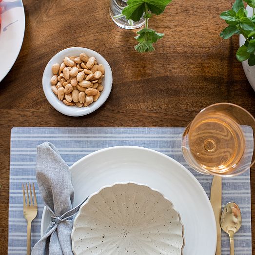 Proper Table Gray Stripe Placemat West Elm