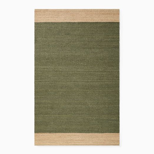 Bordered Jute Rug West Elm