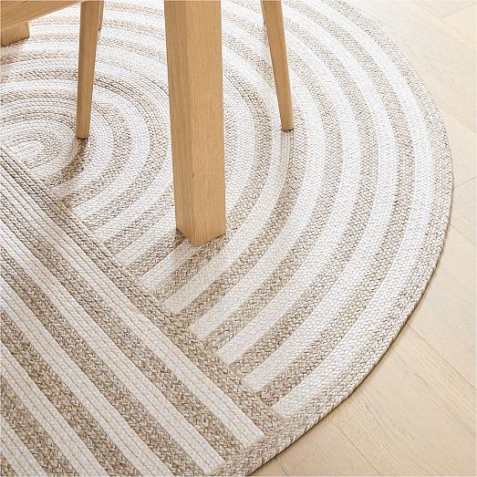 Striped Oblong Indoor/Outdoor Rug | West Elm