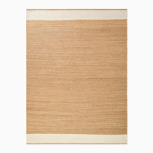 Bordered Jute Rug West Elm