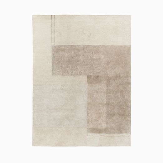 Colorblock Shine Rug | West Elm