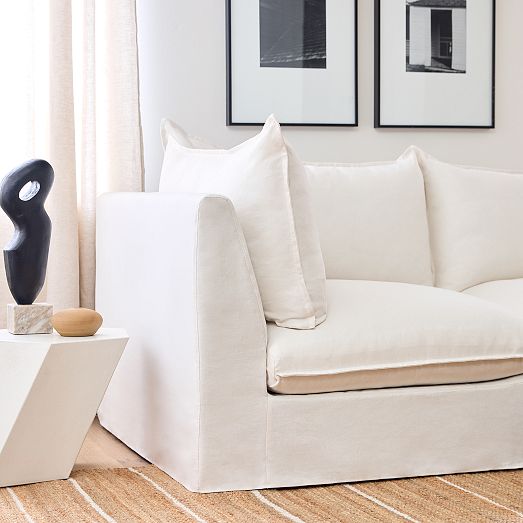 Bleecker DownFilled Slipcover Modular Sofa (85"123") West Elm