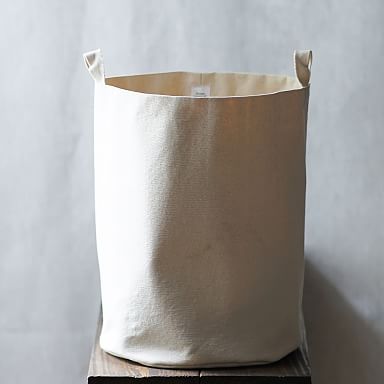 Cotton Twill Laundry Bag - White - Home All