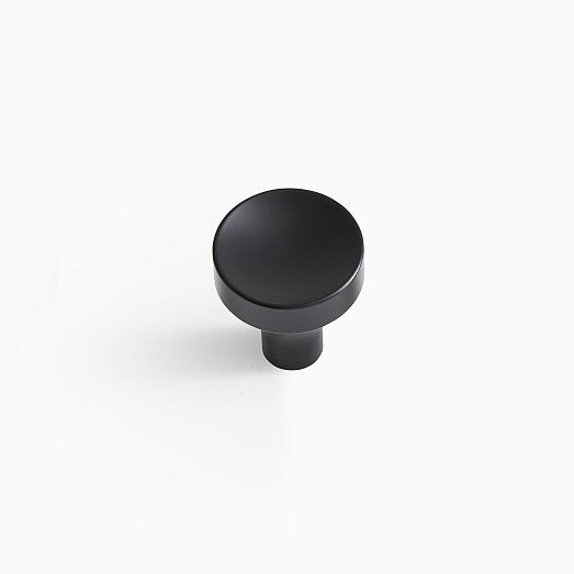 Pill Hardware Matte Black West Elm