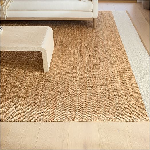 Bordered Jute Rug West Elm