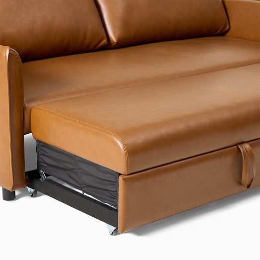 Whitman Vegan Leather Sleeper Sofa (82") West Elm
