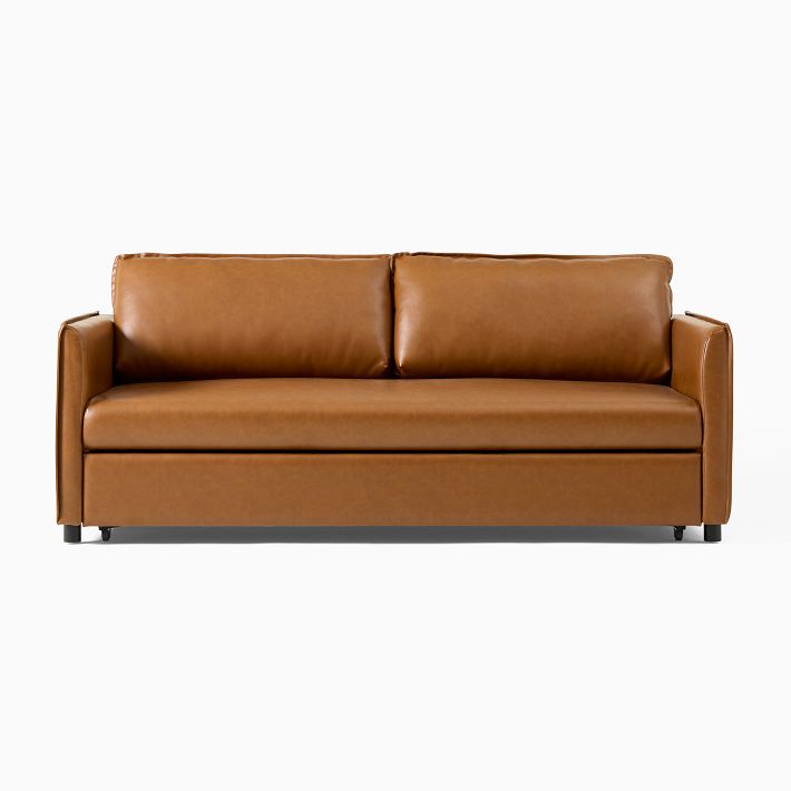 Whitman Leather Sleeper Sofa (82") | West Elm