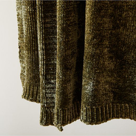 Luxe Chenille Throws Clearance West Elm